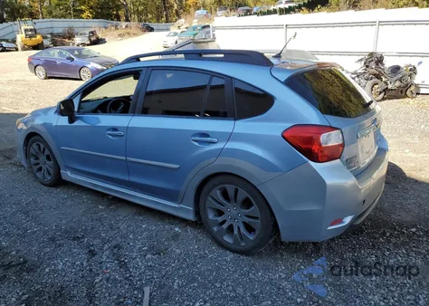 2012 Subaru Impreza Sport Premium from USA, damaged, VIN JF1GPAL65CH208323